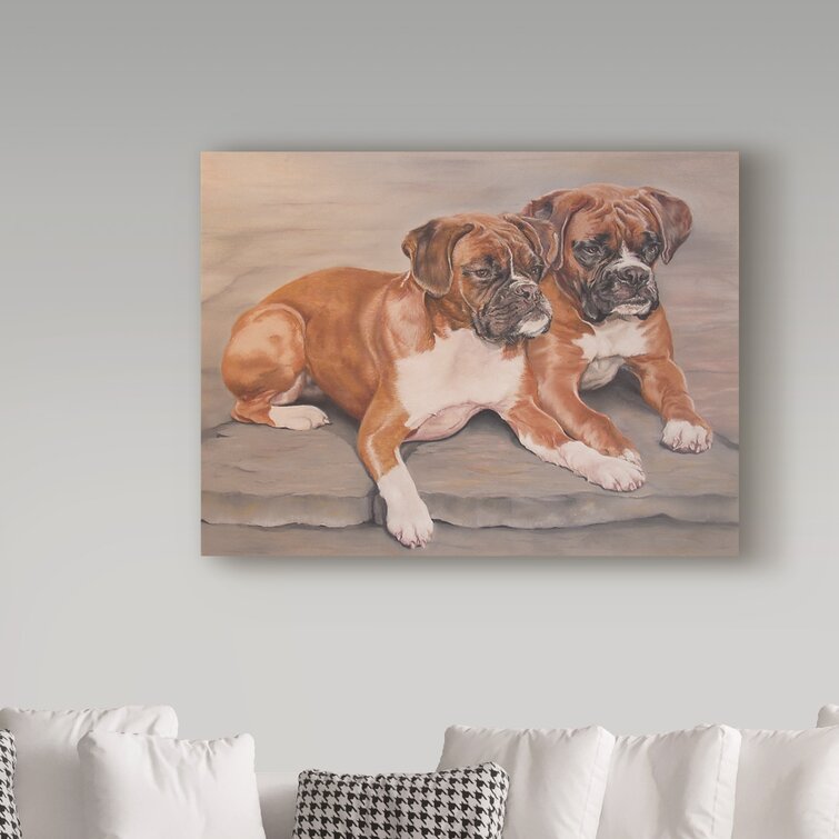 Boxer dog outlet wall art